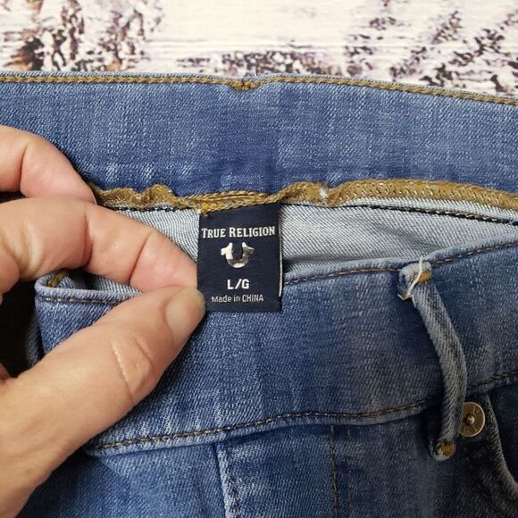 True Religion -  Distressed Jegging - Size Large ~ Posh Host Pick! ~ - Picture 3 of 9